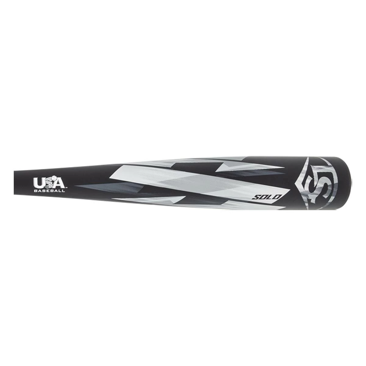 Durable And Easy To Clean 2022 Louisville Slugger Solo -11 USA Baseball Bat: WBL2537010 Black, Grey, Silver - Baseballbatgear.shop - Image 2