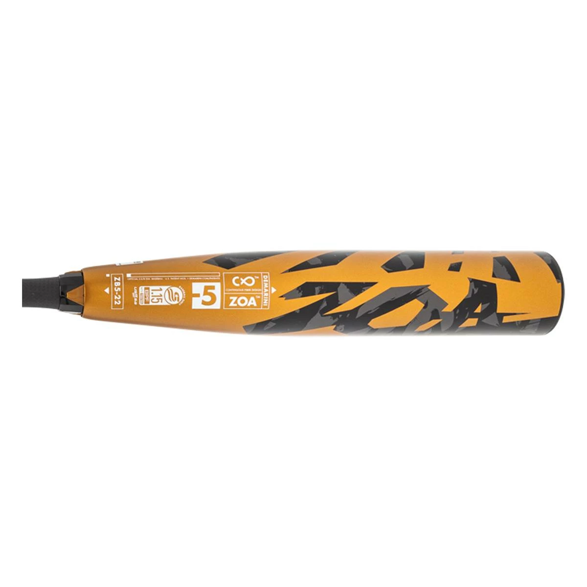 BaseBall Bat Gear Shop | Buy 2022 DeMarini Zoa -5 USSSA Baseball Bat: WTDXZB522 Black, Gold, Grey Online At Best Price - Image 2