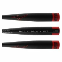 Black Firday Satisfaction And Trustworthy Good Quality Mizuno Hot Metal BBCOR Baseball Bat: BB21HM Black, Red