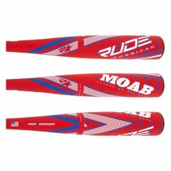 Beautiful Stylish Rude American USA 2022 Rude American MOAB Speed BBCOR Baseball Bat: BBMOAB3S Blue, Red, White To Addmore Fun To Your Life