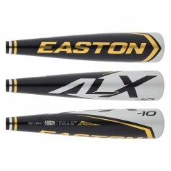 Shop Online Now | 2022 Easton Alpha ALX -10 USSSA Baseball Bat: SL22AL10 Gold, Navy, Silver