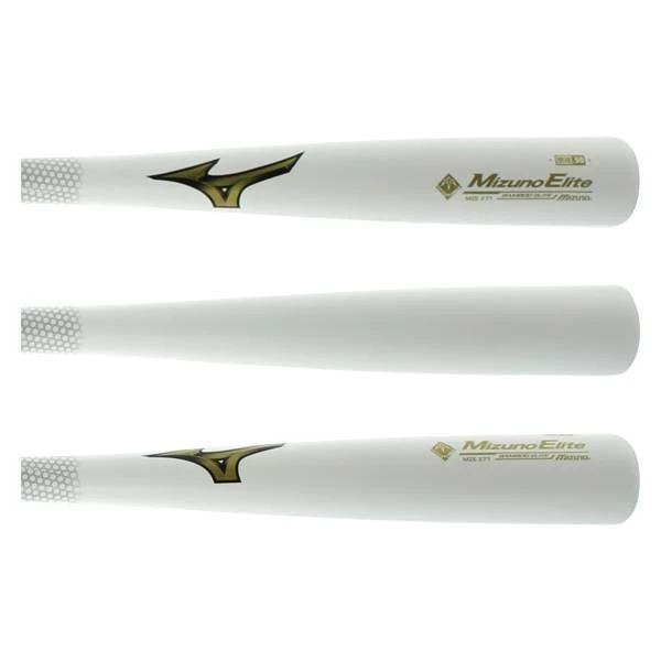 Buy Mizuno Bamboo Elite BBCOR Wood Baseball Bat: MZE271WB Black, White - BaseBall Bat Gear Shop - Baseballbatgear.shop