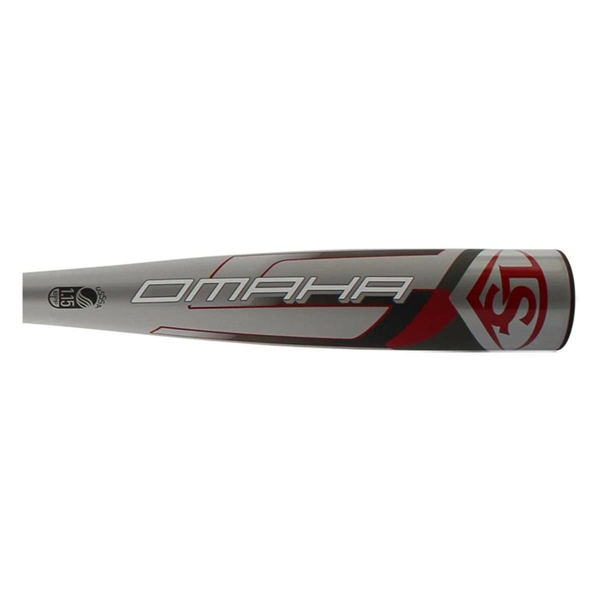 Louisville Slugger Omaha -10 USSSA Baseball Bat: WTLSLO5X1020 Grey, Red - Fits Into Any Room In The House BaseBall Bat Gear Shop - Image 2