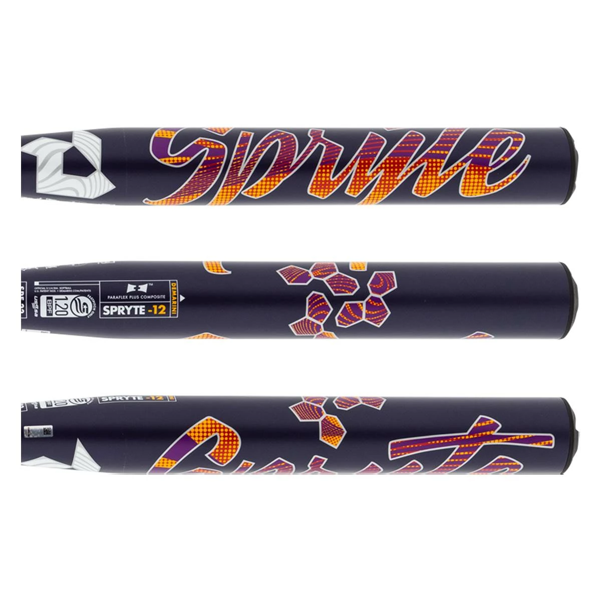 Higher Quality, Durable 2022 DeMarini Spryte -12 Fastpitch Softball Bat: WTDXSPF22 Orange, Purple - Baseballbatgear.shop