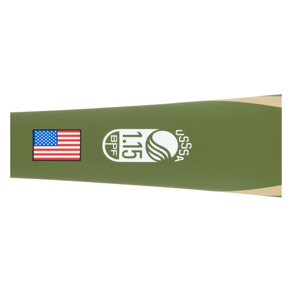 My Rude American USA 2022 Rude American MOAB Power -10 USSSA Baseball Bat: SLMOAB10P Green, Tan, White Are Of Low Price, High Quality And Quantity At BaseBall Bat Gear Shop - Image 3