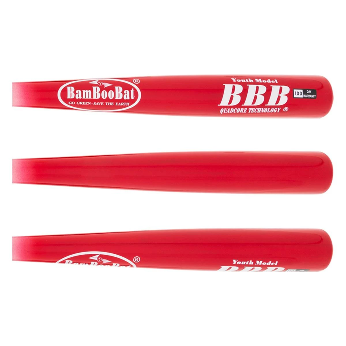 Baseballbatgear.shop | Buy Free Delivery BamBooBat Bamboo Wood Youth Baseball Bat: YHWBR100D White, Red Online At Low Price