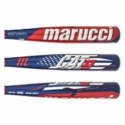 Online Fashion, Marucci CAT9 Connect Pastime BBCOR Baseball Bat: MCBCC9A Blue, Red, White, Baseballbatgear.shop