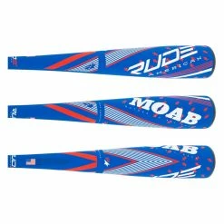 BEST In Sales Rude American USA 2022 Rude American MOAB Power -10 USA Baseball Bat: YBMOAB10P Blue, Red, White; Made By BaseBall Bat Gear Shop
