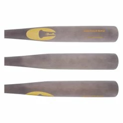 Classical Style Chandler Pro YC52 Youth Maple Wood Baseball Bat: YC52JR Grey, Gold - From BaseBall Bat Gear Shop
