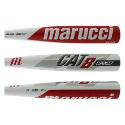 Best Hot Sale Marucci CAT8 Connect BBCOR Baseball Bat: MCBCC8 Red, White - BaseBall Bat Gear Shop