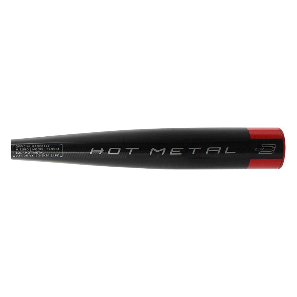 Black Firday Satisfaction And Trustworthy Good Quality Mizuno Hot Metal BBCOR Baseball Bat: BB21HM Black, Red - Image 2