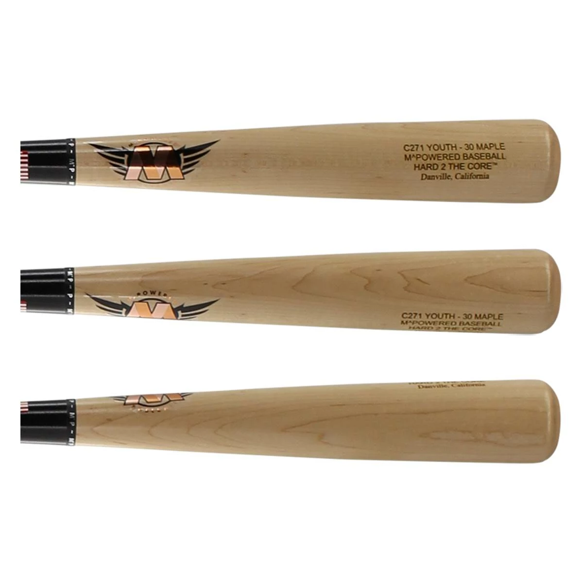 BaseBall Bat Gear Shop | Buy Multi-function M^Powered H2TC™ Pro Maple Youth Wood Baseball Bat: H2TCY Online At Low Price