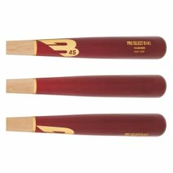 Buy At Best Prices - B45 Pro Select B141 -7 Youth Birch Wood Baseball Bat: B141Y7 Natural, Red