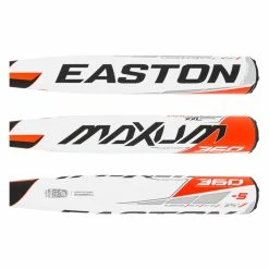 Easton MAXUM 360 -5 USSSA Baseball Bat: SL20MX58 Orange, White Shop 2021 Durable Baseballbatgear.shop