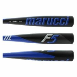 Stylish And Cheap Marucci F5 BBCOR Baseball Bat: MCBF52 Black, Blue - Gift For Him, For Her