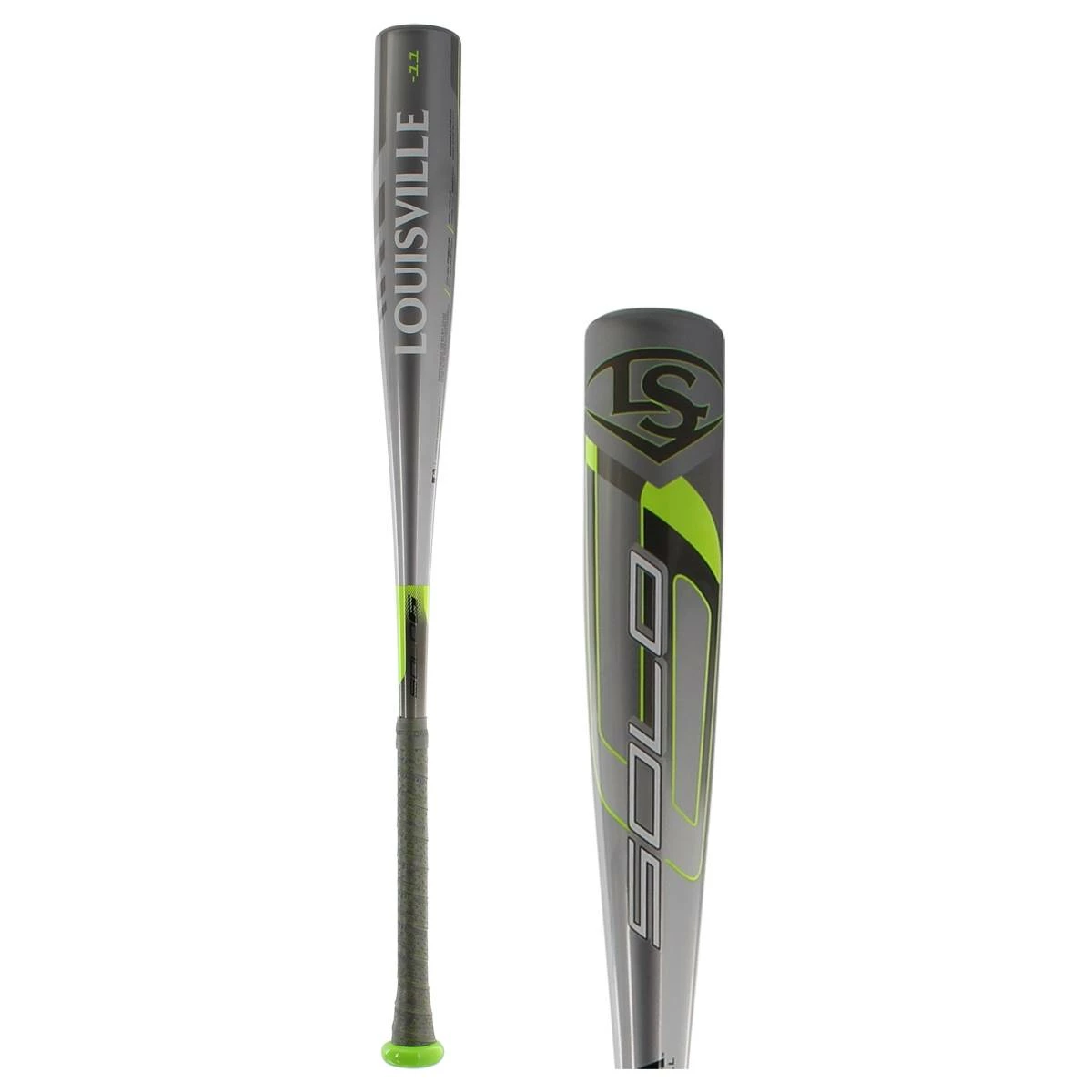 Getting Louisville Slugger Solo -11 USA Baseball Bat: WTLUBS6B1120 Green, Grey From BaseBall Bat Gear Shop In An Assortment Of Colors And Styles - Image 7