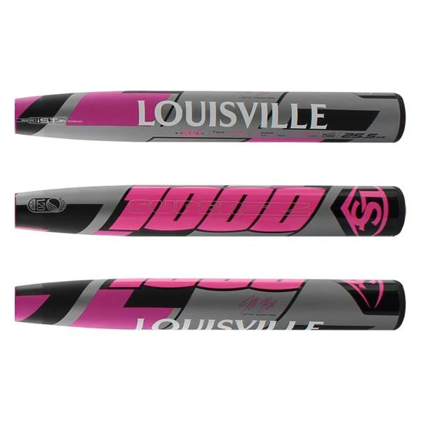 Louisville Slugger Super Z-1000 12" Powerload USSSA Slow Pitch Softball Bat: WTLSZU19P Pink, Black, Grey Wonderful Gift - BaseBall Bat Gear Shop