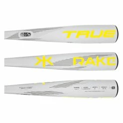 2021 Best Selling Hot 2022 TRUE TEMPER RAKE -8 USSSA Baseball Bat: UT22RKEX8 Silver, Yellow On BaseBall Bat Gear Shop
