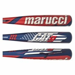 Marucci CAT9 Pastime -8 USSSA Baseball Bat: MSBC98A Blue, Red, White At Discount Price BaseBall Bat Gear Shop