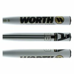 Comfortable Worth AT18 13.5" Alan Tanner XL Senior Slow Pitch Softball Bat: WAVTSS Black, Gold, White Gift