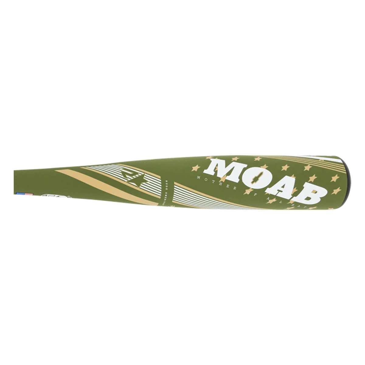 My Rude American USA 2022 Rude American MOAB Power -10 USSSA Baseball Bat: SLMOAB10P Green, Tan, White Are Of Low Price, High Quality And Quantity At BaseBall Bat Gear Shop - Image 2