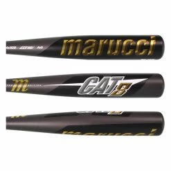 Cheap Marucci CAT8 BBCOR Baseball Bat: MCBC8BG Black, Gold, Grey Designed And Manufactured For Regular Everyday Use