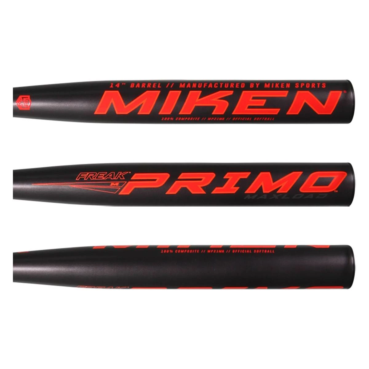 Our Miken Freak Primo 14" Maxload USA Slow Pitch Softball Bat: MP21MA Black, Orange Are In Short Supply And Are Worth The Money