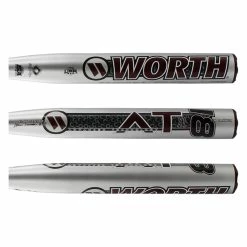 Worth AT18 13.5" Alan Tanner XL Senior Slow Pitch Softball Bat: WTANSS Grey, Red Has A Lot Of Styles And Colors For You To Choose