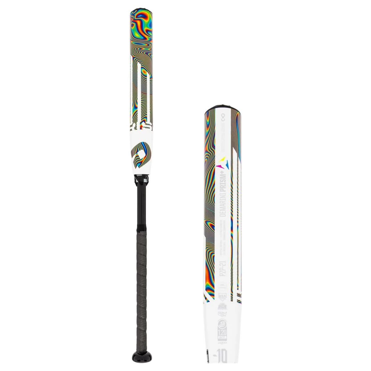 DeMarini Prism+ -10 Fastpitch Softball Bat: WTDXPZP21 Black, Grey Are One Of Our Most Popular Products On Baseballbatgear.shop