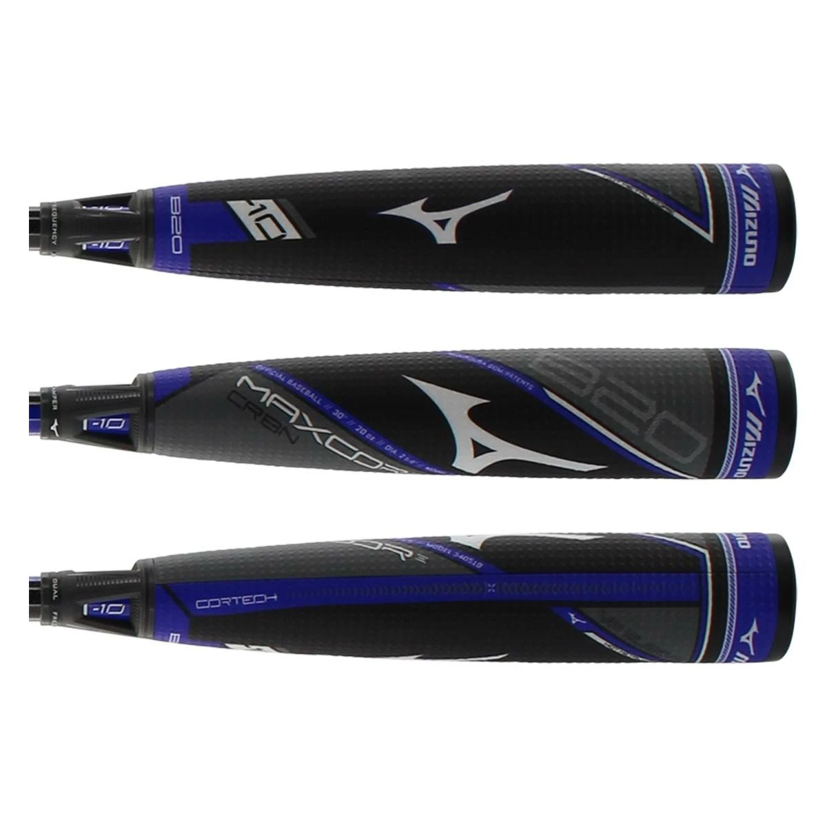High-quality And User-assured Mizuno MAXCOR Carbon -10 USA Baseball Bat: YBB20MC10 Black, Grey, Purple - BaseBall Bat Gear Shop