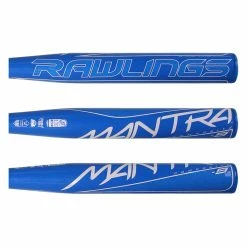 2021 Best Selling Hot Rawlings Mantra -9 Fastpitch Softball Bat: FP1M9 Blue On BaseBall Bat Gear Shop