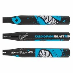 Easy To Clean DeMarini Bustos -13 Fastpitch Softball Bat: WTDXBFP19 Black, Blue Online Baseballbatgear.shop