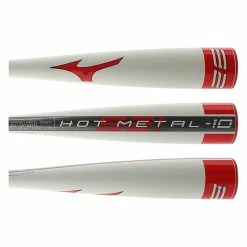 Clearance Sale Mizuno Hot Metal -10 USSSA Baseball Bat: SL21HM10 Red, White | Perfect Gifts | Baseballbatgear.shop