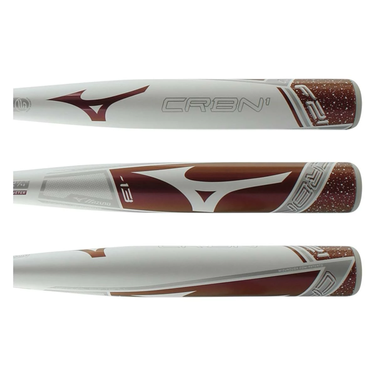 Mizuno CRBN 1 -13 Fastpitch Softball Bat: FP21CRBN113 White Shop More Styles At BaseBall Bat Gear Shop