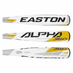 Buy Easton Alpha 360 -10 USSSA Baseball Bat: SL20AL108 White, Yellow - BaseBall Bat Gear Shop - Baseballbatgear.shop