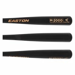 Shop Easton North American Maple Wood Baseball Bat: M2000 Adult Black At Best Price Baseballbatgear.shop