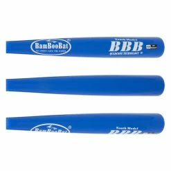 Buy Easy To Cleaning BamBooBat Bamboo Wood Youth Baseball Bat: YHWBU100D Blue, White For Friends - BaseBall Bat Gear Shop