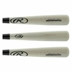 Easy To Clean And Maintain Rawlings Player Preferred Ash Wood Baseball Bat: 271RAB Black, White - BaseBall Bat Gear Shop