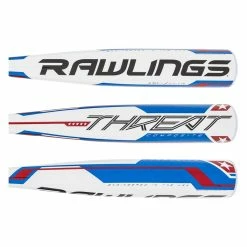 The Best Choice To Stay At Home - 2022 Rawlings Threat -12 USSSA Baseball Bat: UT1T12 Blue, Red, White - BaseBall Bat Gear Shop