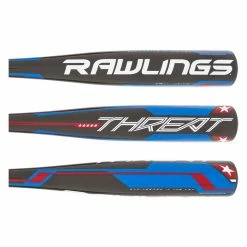 Best Cheap 2022 Rawlings Threat -12 USA Baseball Bat: US1T12 Blue, Grey, Red