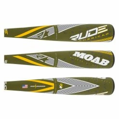 BaseBall Bat Gear Shop Offering Fashionable Rude American USA Rude American MOAB Speed BBCOR Baseball Bat: BBMOAB3S19 Green, White, Yellow