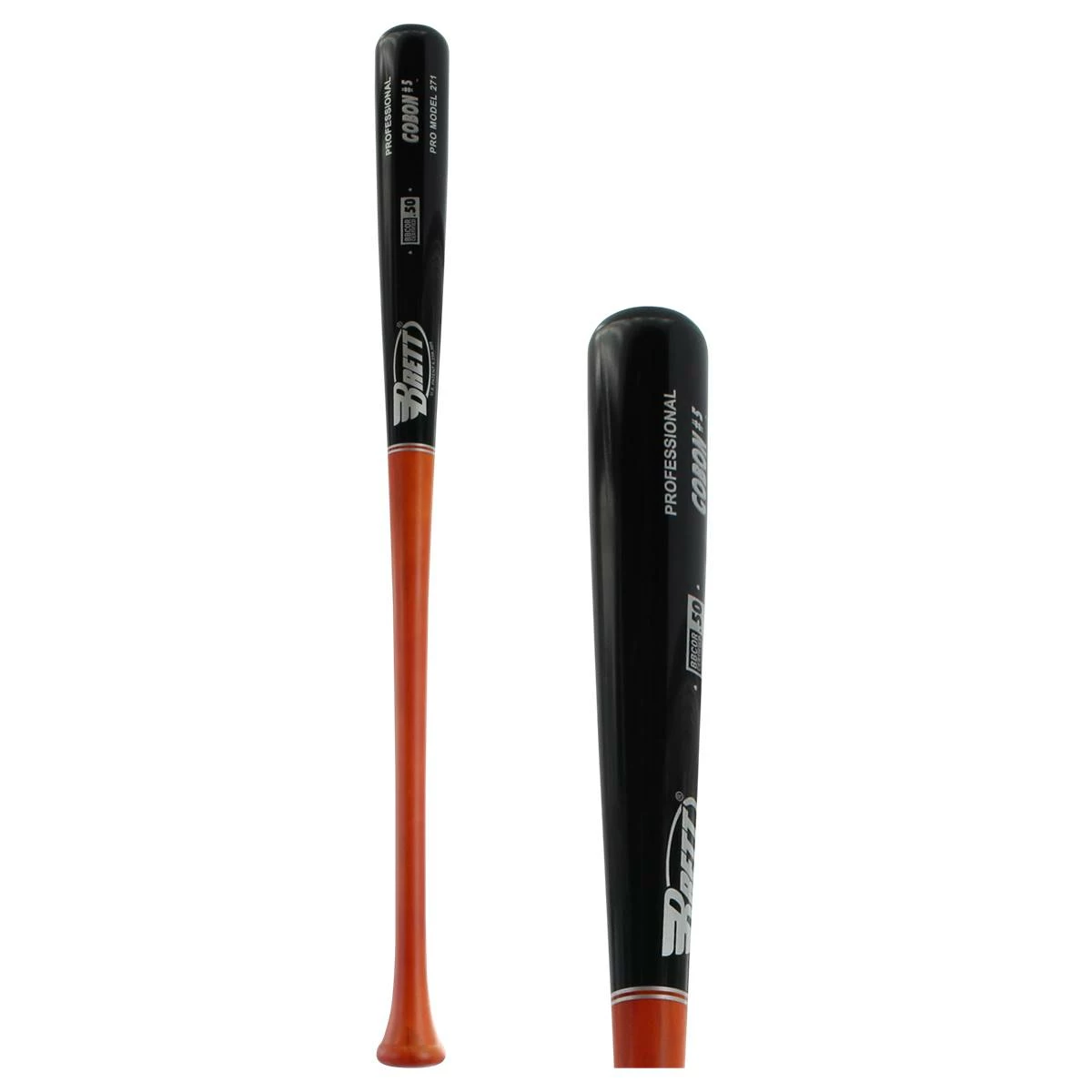 Durable And Easy To Clean Brett Bros. GOBON Wood Baseball Bat: GOBON271 Adult Black, Brown - Baseballbatgear.shop - Image 7